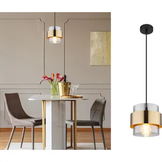 LED Rauchglas Esstischlampen, schöne Küchenpendelleuchten für über Kücheninsel