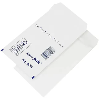 office-products Selbstklebende Briefumschläge Mit Luftpolsterfolie OFFICE PRODUCTS HK A11 100x165mm/120x175mm 10 St Weiß / / Typ-Selbstklebende Luftpolsterfolie/Art-HK/Farbe-Weiß/Format-A11