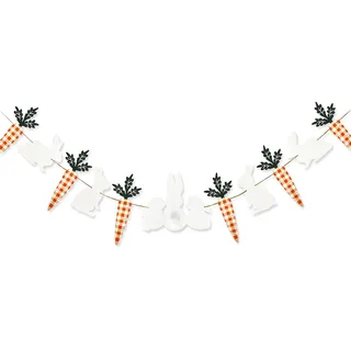 pinkblume Holz Osterbanner Dekorationen Osterhase Karotte Girlande Kaninchen Frühling Dekor für Happy Eatser Tag Geburtstag Party Büro Zuhause Kamin Jungen Mädchen Zimmer Wandbehang Dekorationen