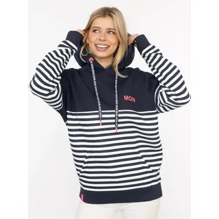 Zwillingsherz Moin Streifen Hoodie Gestreift Mehrfarbig S/M