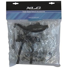 XLC Unisex – Erwachsene Regenverdeck Fahrradanhänger, schwarz, 1size