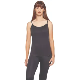 Terramar Thermasilk Pointelle Damen-Camisole XS Schwarz