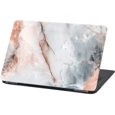 Laptop Folie Cover Abstrakt Klebefolie Notebook Aufkleber Schutzhülle selbstklebend Vinyl Skin Sticker (LP76 Marmor Bicolor, 15 Zoll)