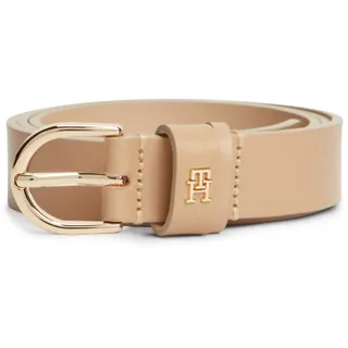 Tommy Hilfiger Damengürtel Leder 2,5 cm breit Classic Khaki 95
