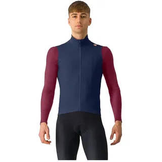 Castelli Espresso Weste - Belgian Blue / White - S