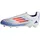 F50 League Laceless MG/Fg Kinder Cloud White/Solar Red/Lucid Blue 28