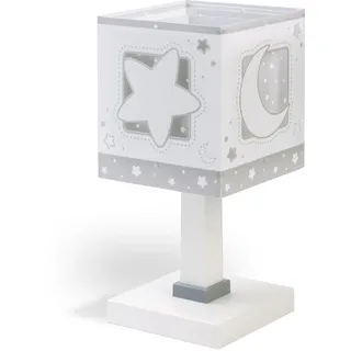 Dalber 63231T Tischlampe Blauer Mond Kinderzimmer Lampe Leuchte, Grau