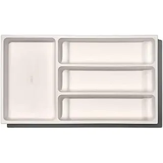 Oxo Ausziehbarer Besteckkasten Kunststoff grau