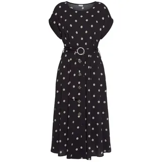 LASCANA Midikleid Beige Punktedruck 34