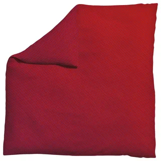 schlafgut Woven Satin Farbverlauf Lila/Rot 200 x 200 cm