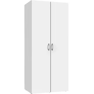 WIMEX Drehtürenschrank Multiraumkonzept 80 x 185 x 54 cm Weiß