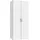 Drehtürenschrank Multiraumkonzept 80 x 185 x 54 cm Weiß