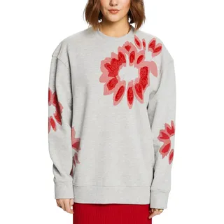 ESPRIT Damen 014ee1j306 Sweatshirt, 044/Light Grey 5, 38