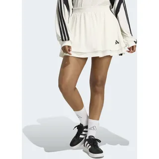 Sweatrock ADIDAS SPORTSWEAR "HOUSE OF TIRO", Damen, Gr. S, sanftes weiß, schwarz, Obermaterial: 100% Polyester, Röcke Sweatrock
