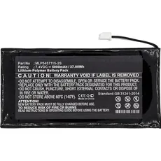 CoreParts Battery for Infinity Speaker (1 Zellen, 5000 mAh), Notebook Akku, Schwarz