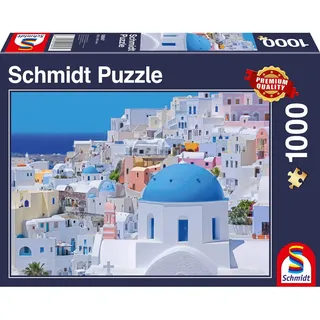 Schmidt Spiele 58947 Puzzle Santorini - 1.000 Teile