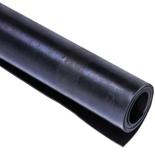 RS PRO Gummimatte Neopren, Schwarz, 1m x 1.5mm x 600mm 1.4g/cm3