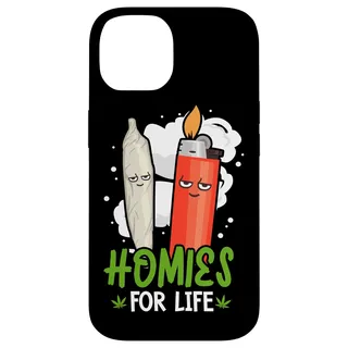 Homies For Life Marihuana Weed Cannabis 420 Hülle für iPhone 14