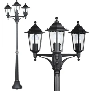 monzana Außenleuchte Aluminium 176,0 cm 1x E27 grau