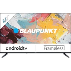 Blaupunkt BA40F4382QEB Android TV 101 cm (40 Zoll) HD Fernseher (Smart TV, Chromecast, Triple Tuner), Schwarz