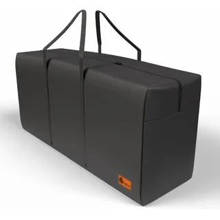 BigDean Extra Große Aufbewahrungstasche 100 X 55 X 35 Cm 190 L Faltbare Tragetasche Mit Reißverschluss Robuste Aufbewahrung Für Kleidung Bettwäsche