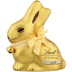 Lindt Schokolade GOLDHASE | 4 x 100 g GOLDHASE | Weiße Premium Schokolade in Hasenform zu Ostern | Osterschokolade | Schokoladengeschenk | Schokoladenhase | Osterhase