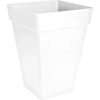 Elho Blumentopf Loft Urban Eckig Hoch 30 cm x 30 cm weiß