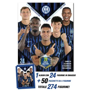 EURO PUBLISHING - Inter 2025-2026 Album + 250 Figuren - auf Italienisch