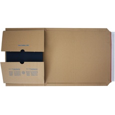 Carte Dozio - Boxen aus Karton mit variabler Höhe - F.to int. 270 x 185 x 20/60 - 25 Stück pro Packung.