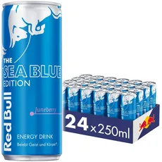 Red Bull Energy Drink, Summer Edition Juneberry, 24 x 250 ml, Dosen Getränke 24er Palette, OHNE PFAND