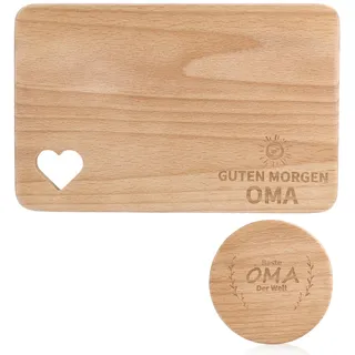 Frühstücksbrettchen Personalisiert, Geschenke Für Oma Kreativität, Geburtstag Oder Weihnachtsgeschenke Für Oma, Ausdruck Von Liebe Personalisierte Geschenke