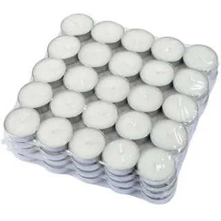 Homéa, Teelichter, Weiß, 100 Stück