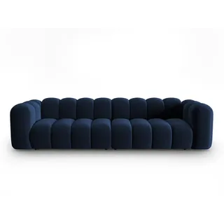 micadoni Sofa Dunkelblau, Textil, 4-Sitzer, 95x70x290 cm Hergestellt in Europa, Wohnzimmer, Sofas , Couches, Sofas