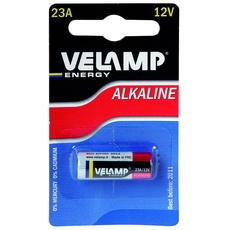 Velamp LR23A 12 V Batterie für Fernbedienung, Alkaline, Rot