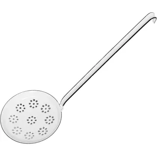 Riess, 0542-033, Backschaufel, CLASSIC- WEISS, Durchmesser 12 cm, Länge 38 cm, Emaille, weiss, Schaumlöffel