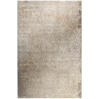 WECON HOME Baroque Vintage Vintage-Teppich 133 x 200 cm Beige/Grau
