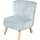 Kindersessel Lil Sofa 44 x 48 x 50 cm Holz weiß blau