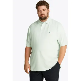 Poloshirt "BT-1985 REGULAR POLO-B", Herren, Gr. XXL, grün (opal grün), Jersey, Obermaterial: 96% Baumwolle, 4% Elasthan, TOMMY HILFIGER BIG & TALL, regular fit, Shirts Poloshirt, Große Größen