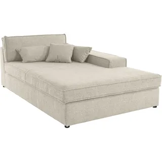 OTTO home Ottomane »Enid« einzeln stellbar oder als Teil eines Modulsofas, fester Sitzkomfort, beige