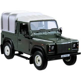 Land Rover - Defender 90 mit Verdeck (grün), Britians hochwertiges Spielzeug aus Metall und Kunststoff zum Spielen und Sammeln. Für Kinder ab 3 Jahren und Liebhabern von originalgetreuen Nachbildungen