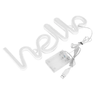 LED-Buchstaben, Neonlicht-Schild, Kunst, dekorative Lichter, Wanddekoration für Kinder, Babyzimmer, Hochzeit, Party