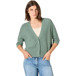 Cecil Damen B253959 Strickjacke, Matcha Green, XL EU