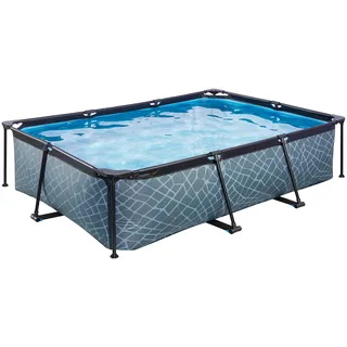 EXIT TOYS Stone Pool 300 x 200 x 65 cm inkl. Filterpumpe