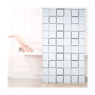 Relaxdays Duschrollo 120 x 240 cm grau