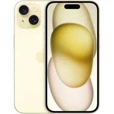 Apple iPhone 15 (256 GB, Yellow, 6.10", SIM + eSIM, 48 Mpx, 5G), Smartphone, Gelb