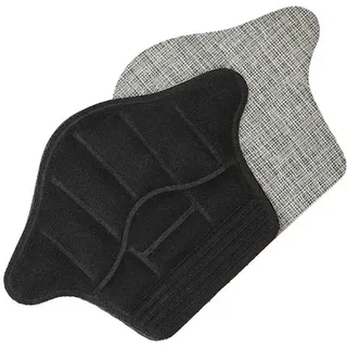 INF Wildleder-Ferseneinlagen für Schuhe Schwarz - Schwarz