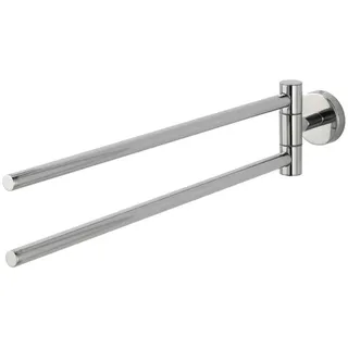 Wenko Handtuchhalter Bosio silber, glänzend, 1 St.