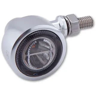 Highsider Pro Classic X1 Blinker Für Motorräder - Silver/Smoked - One Size