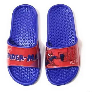Spiderman Flip-Flops für Strand oder Pool | Spiderman Marvel | Spiderman Marvel Flip-Flop für Kinder mit rutschfester Sohle (Blau, EU Schuhgrößensystem, Kleinkind, Numerisch (von/bis), M, 24, 25)