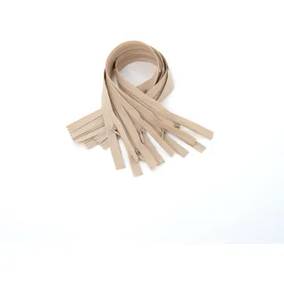 ACCESSOIRES LEDUC RVNAVN3-22-371-5 Trimz RVNAVN3 unsichtbarer Reißverschluss, beige, 22 cm, 5 stück